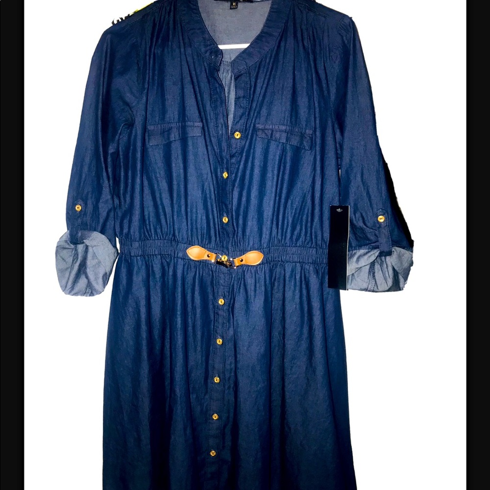 Denim dress